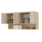 Terra fali szekrény (24LBON12) - lindberg tölgy/ sandy beige