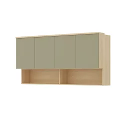 Terra fali szekrény (24LEON12) - lindberg tölgy/eucalyptus