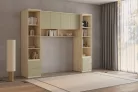 Terra fali szekrény (24LEON12) - lindberg tölgy/eucalyptus