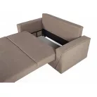 Urban két üléses, ágyazható kanapé - barna