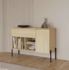 Ore egy ajtós, egy fiókos komód (24LGOG45) - lindberg tölgy