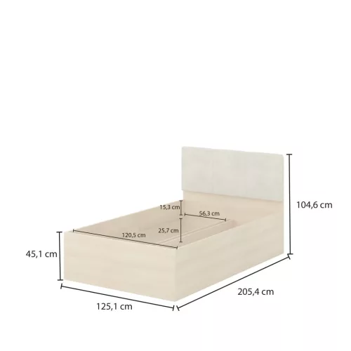 Terra ágykeret 120 (24LGON35) - lindberg tölgy