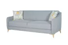EMPOLI háromüléses egyenes kanapé - világos szürke