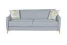 EMPOLI háromüléses egyenes kanapé - világos szürke