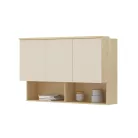 Terra fali szekrény (24LBON11) - lindberg tölgy/ sandy beige