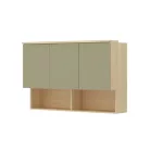 Terra fali szekrény (24LEON11) - lindberg tölgy/eucalyptus