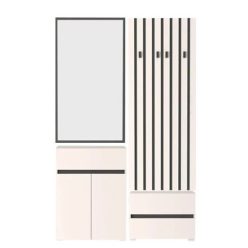 BRIXTON LIGHT előszoba szett - kasmír/antracit