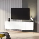 Jukon négy ajtós komód (2497ND25) - fehér szupermatt