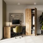 Hanna két ajtós szekrény (24N0OL18) - wotan tölgy